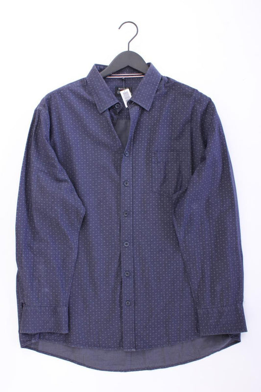 Bexleys Langarmhemd für Herren Gr. Hemdgröße 45/46 blau aus Baumwolle