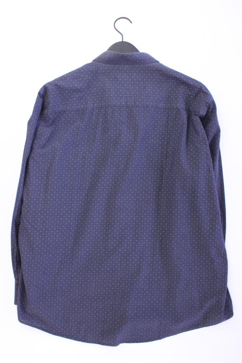 Bexleys Langarmhemd für Herren Gr. Hemdgröße 45/46 blau aus Baumwolle