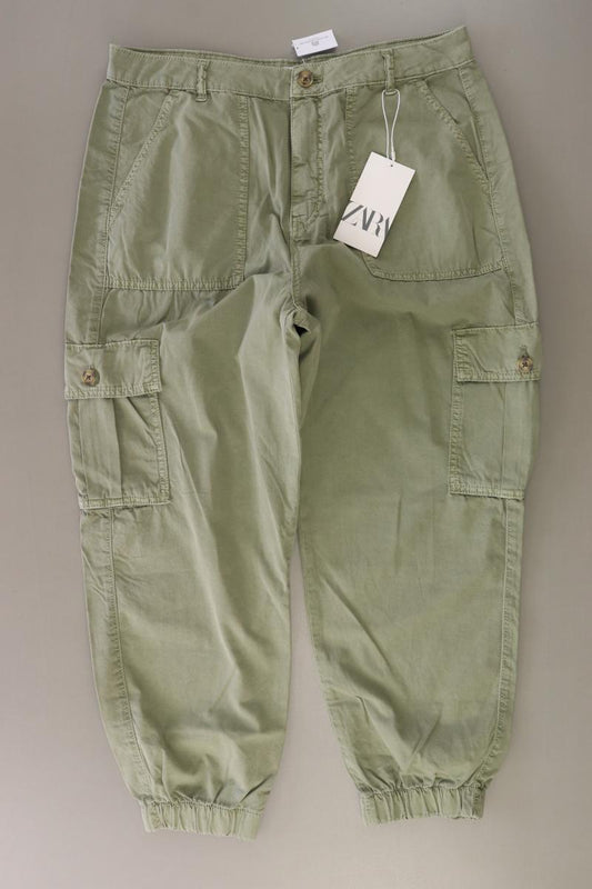 Zara Cargohose Gr. 42 neu mit Etikett Neupreis: 25,95€! olivgrün aus Baumwolle