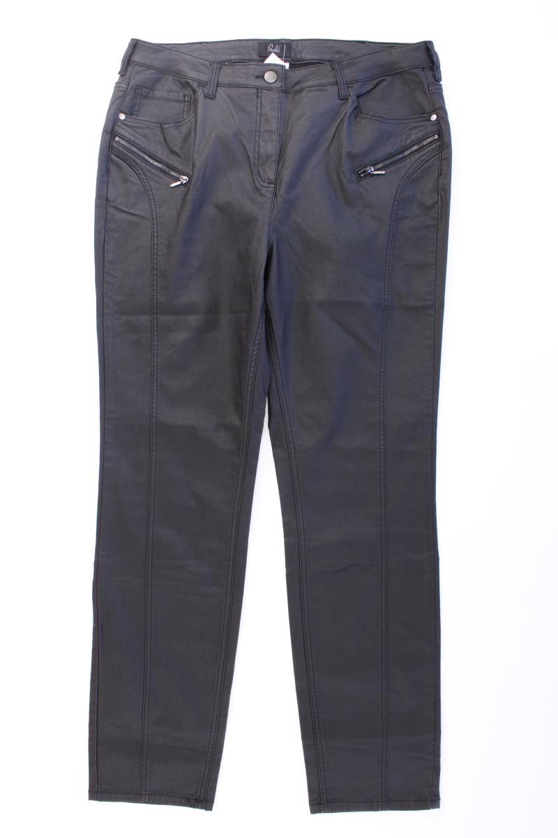 Paola Kunstlederhose Gr. 46 neuwertig schwarz aus Viskose