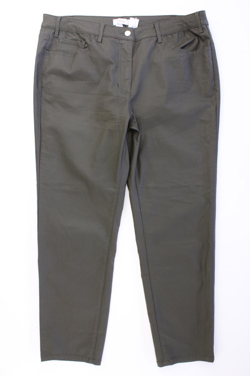 Mona Five-Pocket-Hose Gr. Kurzgröße 23 neuwertig olivgrün aus Viskose