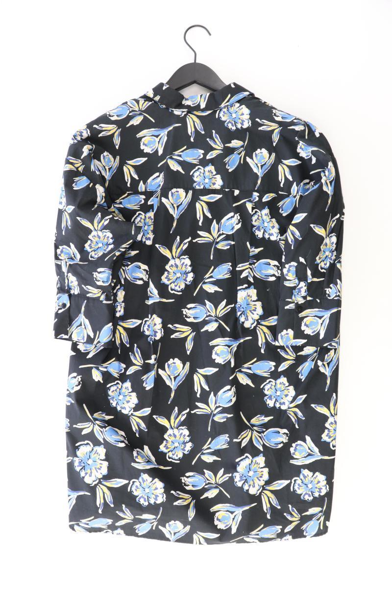 Zara Regular Tunika Gr. M mit Blumenmuster neuwertig blau aus Baumwolle