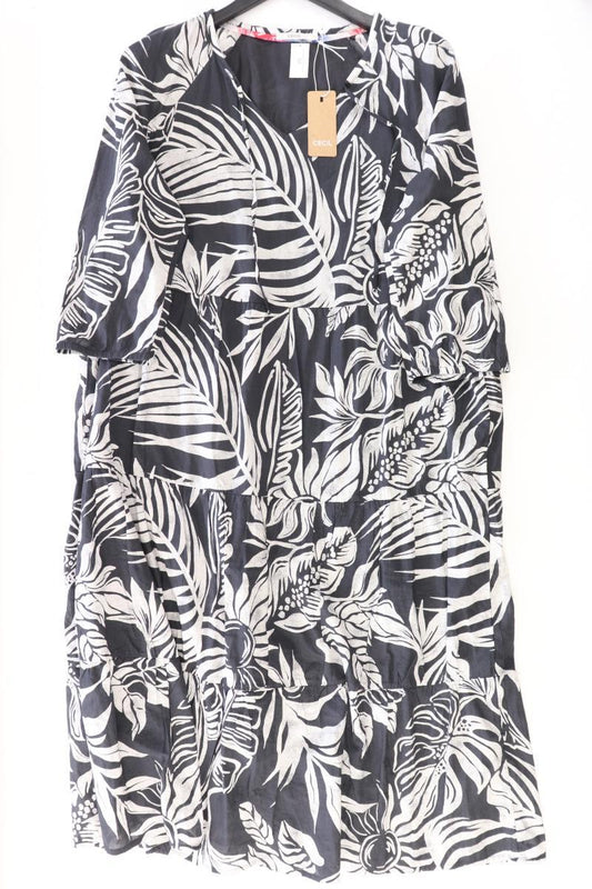 Cecil Maxikleid Gr. L neu mit Etikett 3/4 Ärmel grau aus Viskose