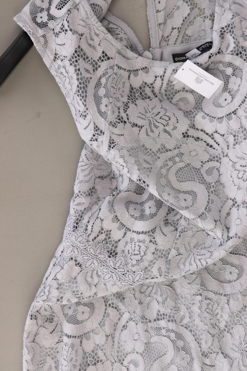Dorothy Perkins Spitzenkleid Gr. 36 Ärmellos grau aus Polyester