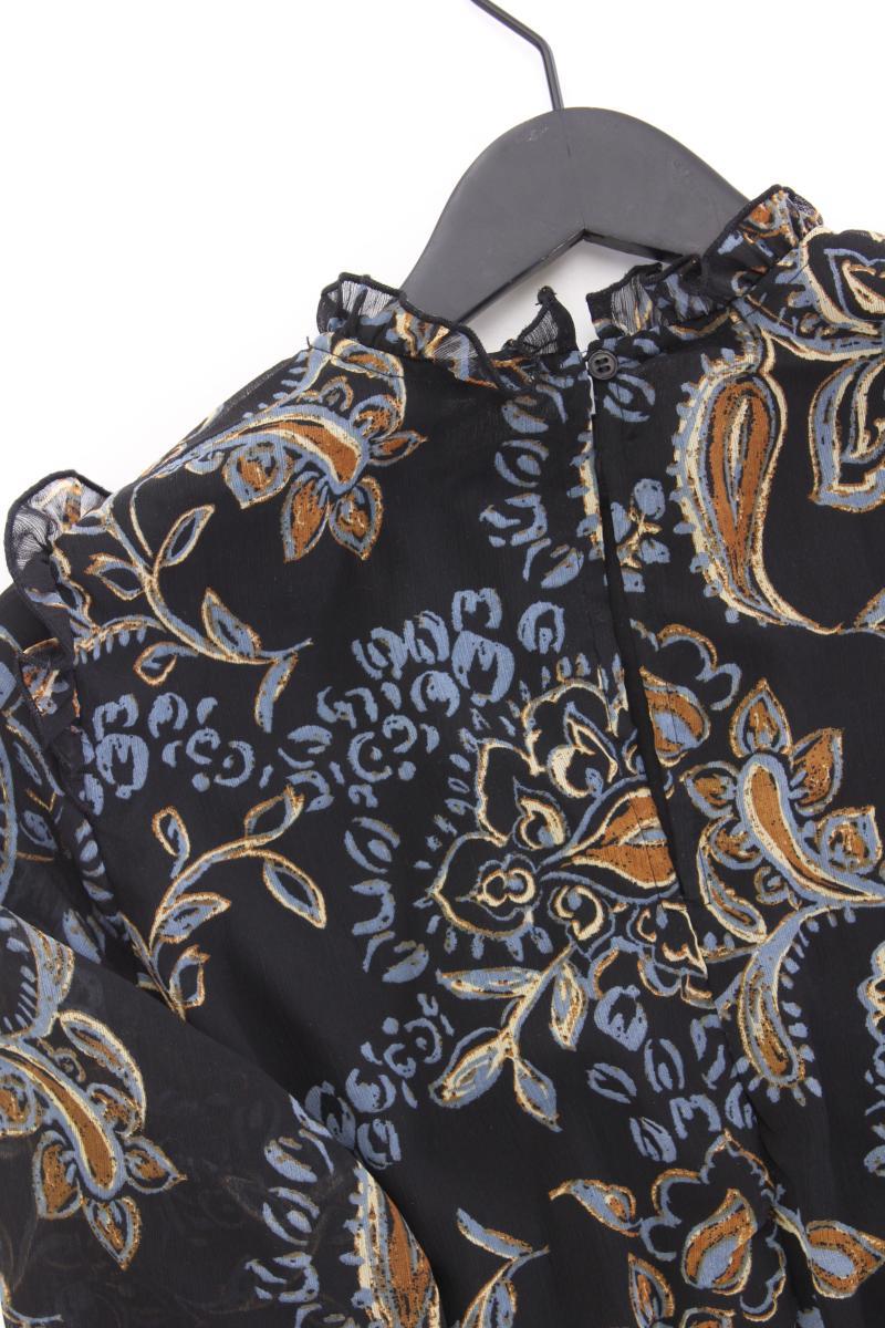 Only Langarmkleid Gr. L mit Paisleymuster schwarz aus Polyester