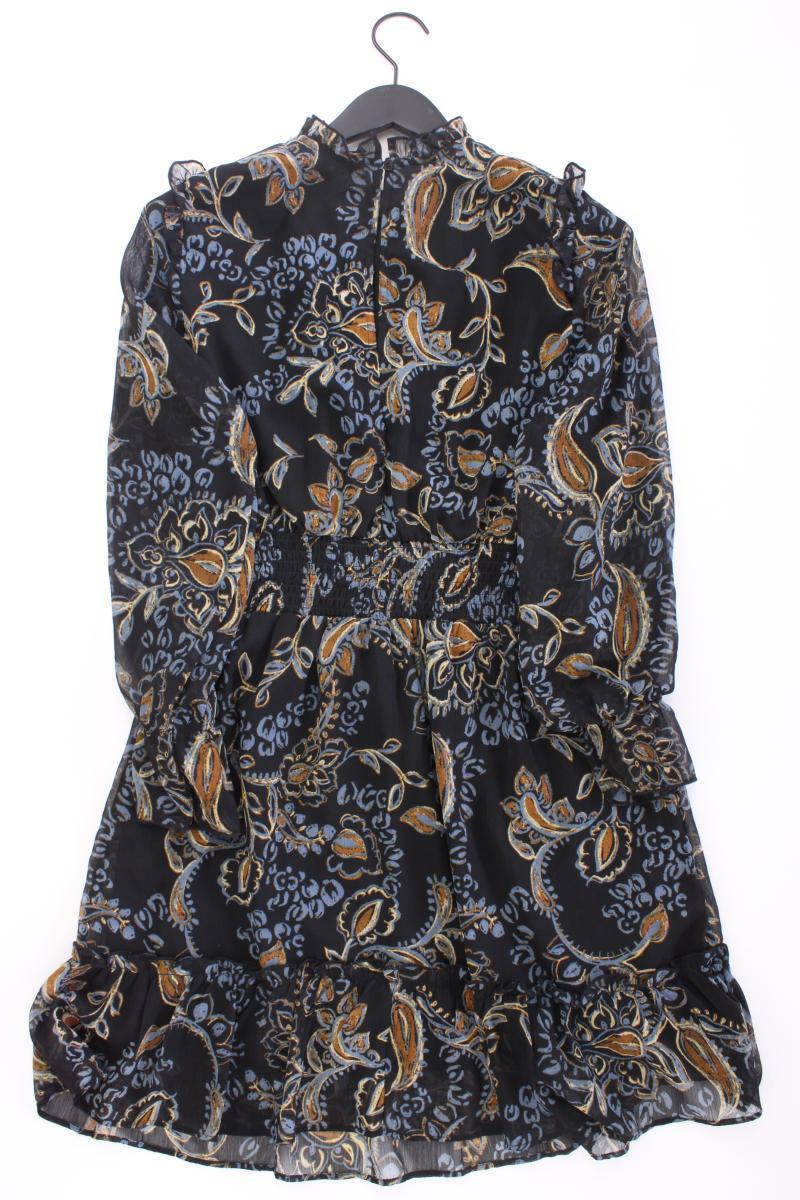 Only Langarmkleid Gr. L mit Paisleymuster schwarz aus Polyester