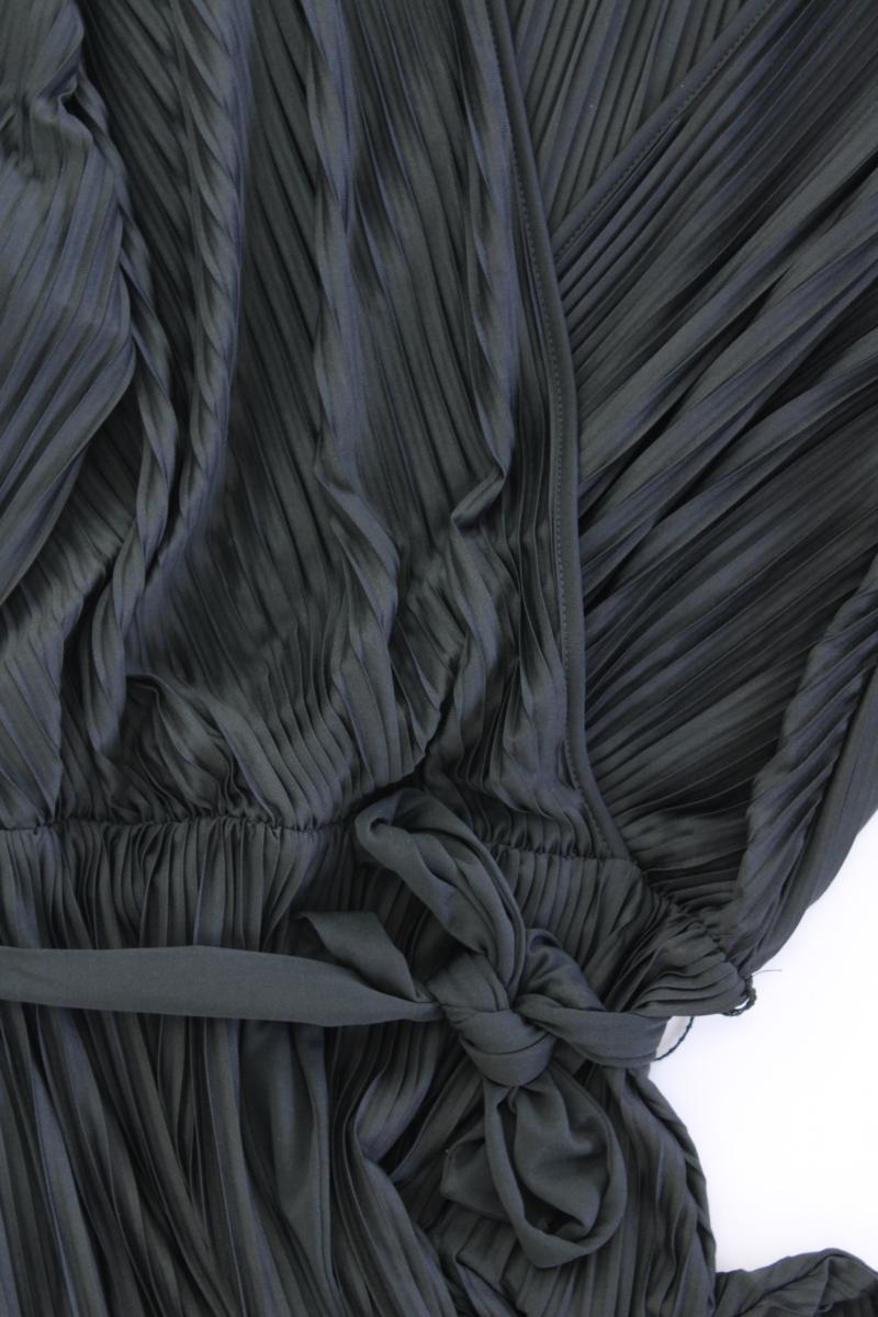 H&M Langarmkleid Gr. M mit Gürtel olivgrün aus Polyester