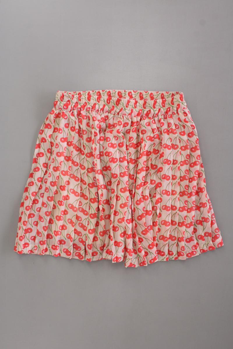 Rock mit Kirschmuster Gr. S creme aus Polyester