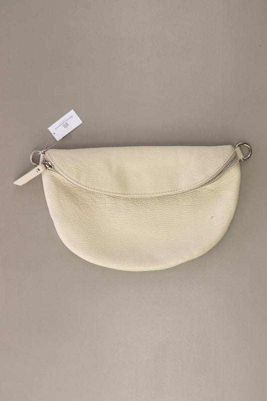 Clutch creme aus Leder