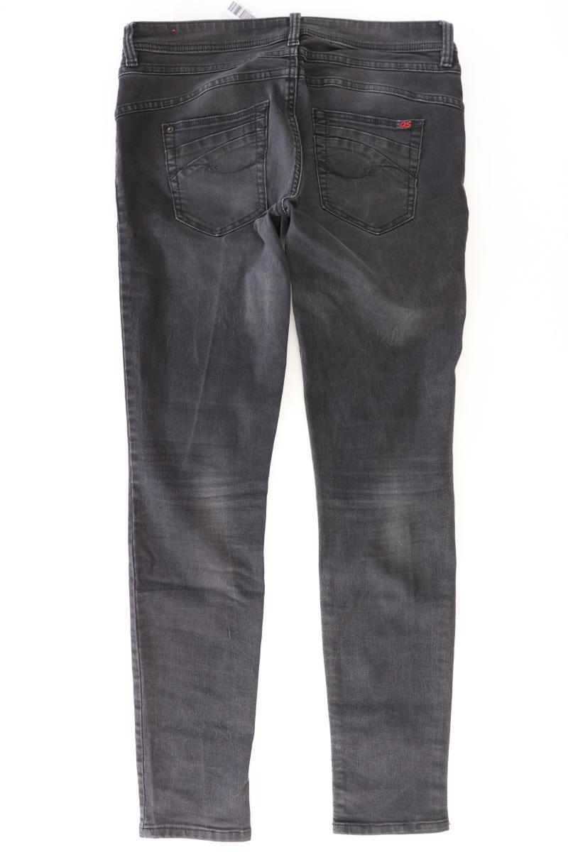 QS by s.Oliver Straight Jeans Gr. 42/L32 grau aus Baumwolle