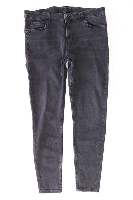Hallhuber Skinny Jeans Gr. 44 schwarz aus Baumwolle