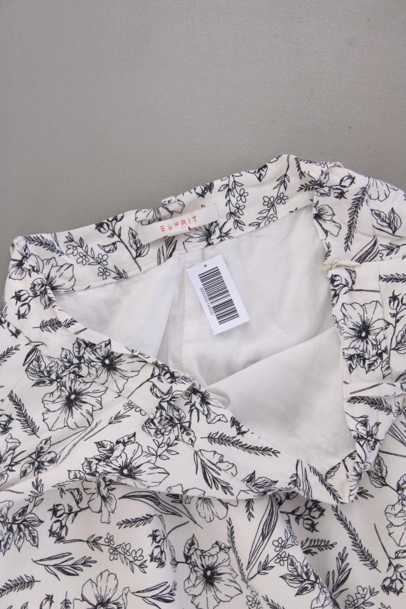 Esprit Midirock Gr. 40 mit Blumenmuster creme aus Viskose