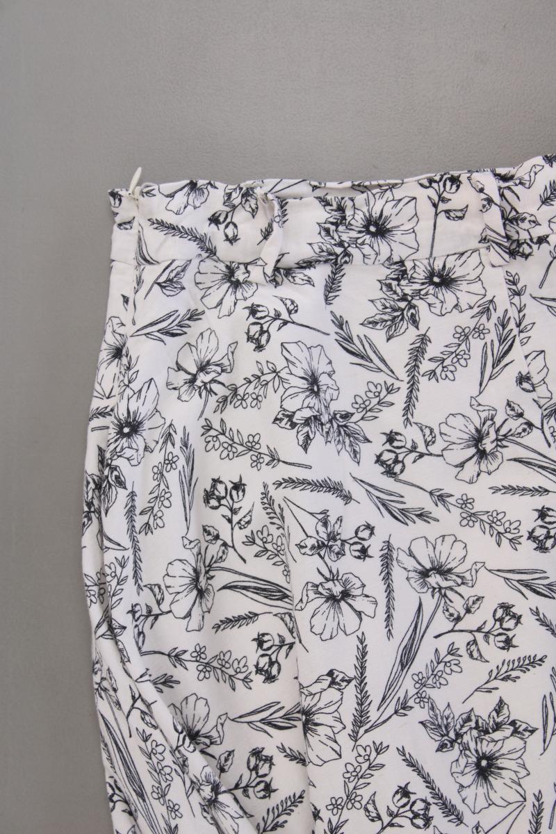 Esprit Midirock Gr. 40 mit Blumenmuster creme aus Viskose