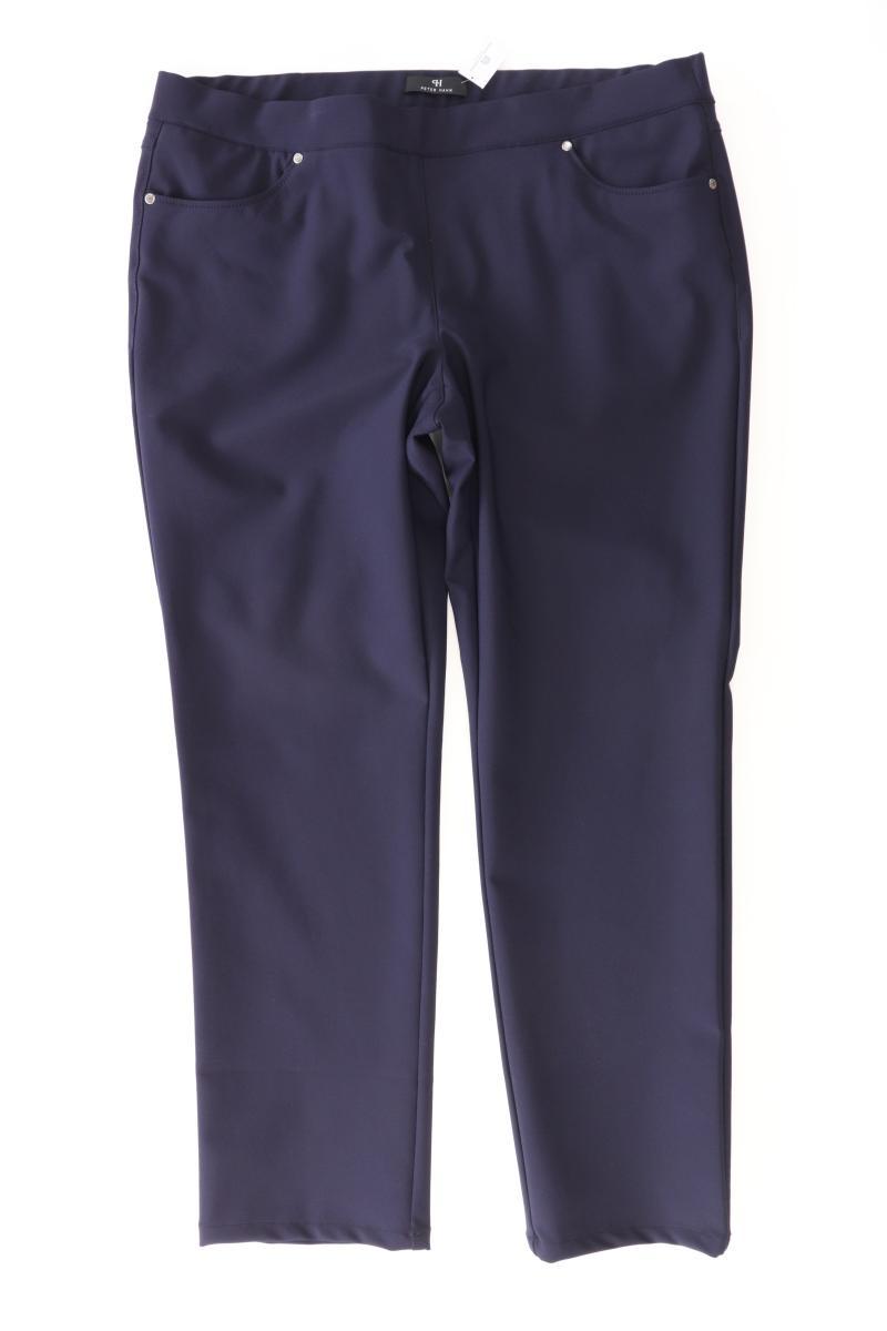 Peter Hahn Stoffhose Gr. Kurzgröße 23 blau aus Polyester