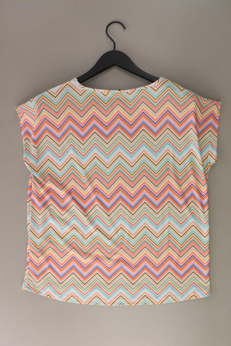 More&More Printshirt Gr. 38 geometrisches Muster Kurzarm mehrfarbig