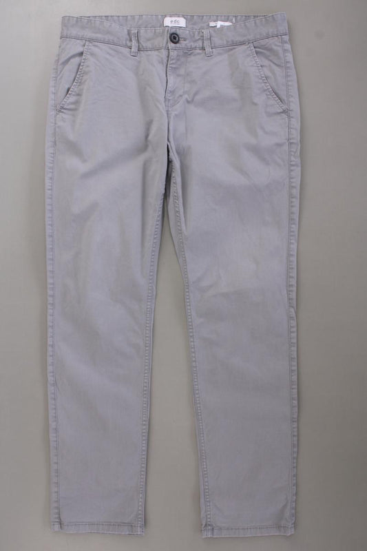 edc by Esprit Chinohose für Herren Gr. W33/L32 grau aus Baumwolle