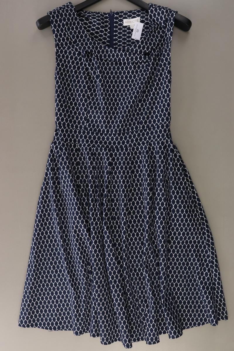 Apricot Midikleid Gr. S Ärmellos blau aus Baumwolle