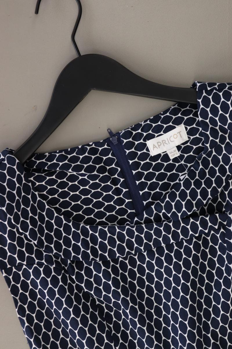 Apricot Midikleid Gr. S Ärmellos blau aus Baumwolle