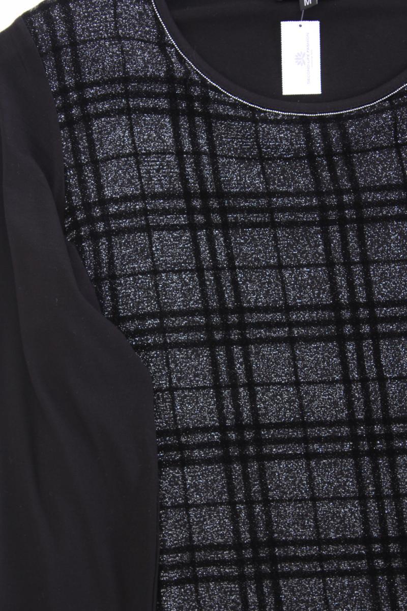 Sure Longsleeve-Shirt Gr. M Langarm mit Glitzer schwarz