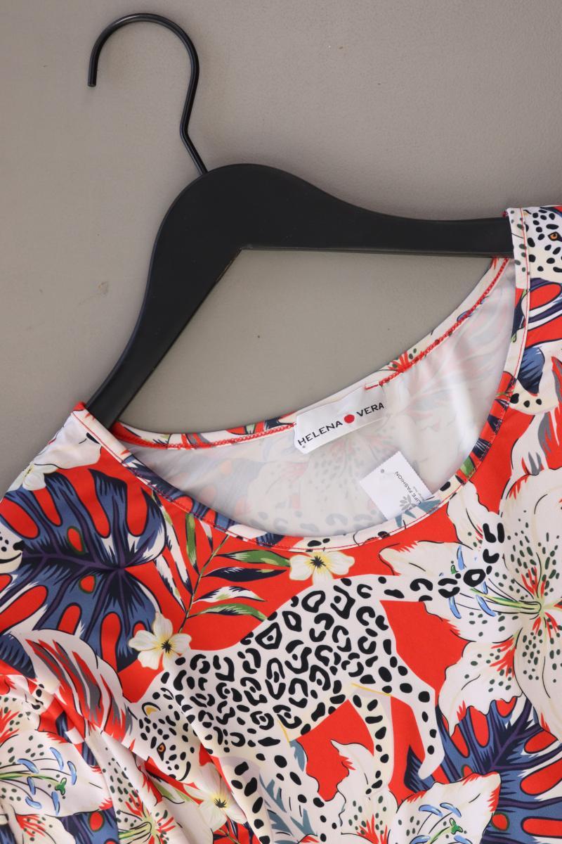 Helena Vera Printshirt Gr. 54 mit Tierdruck Kurzarm rot aus Polyester