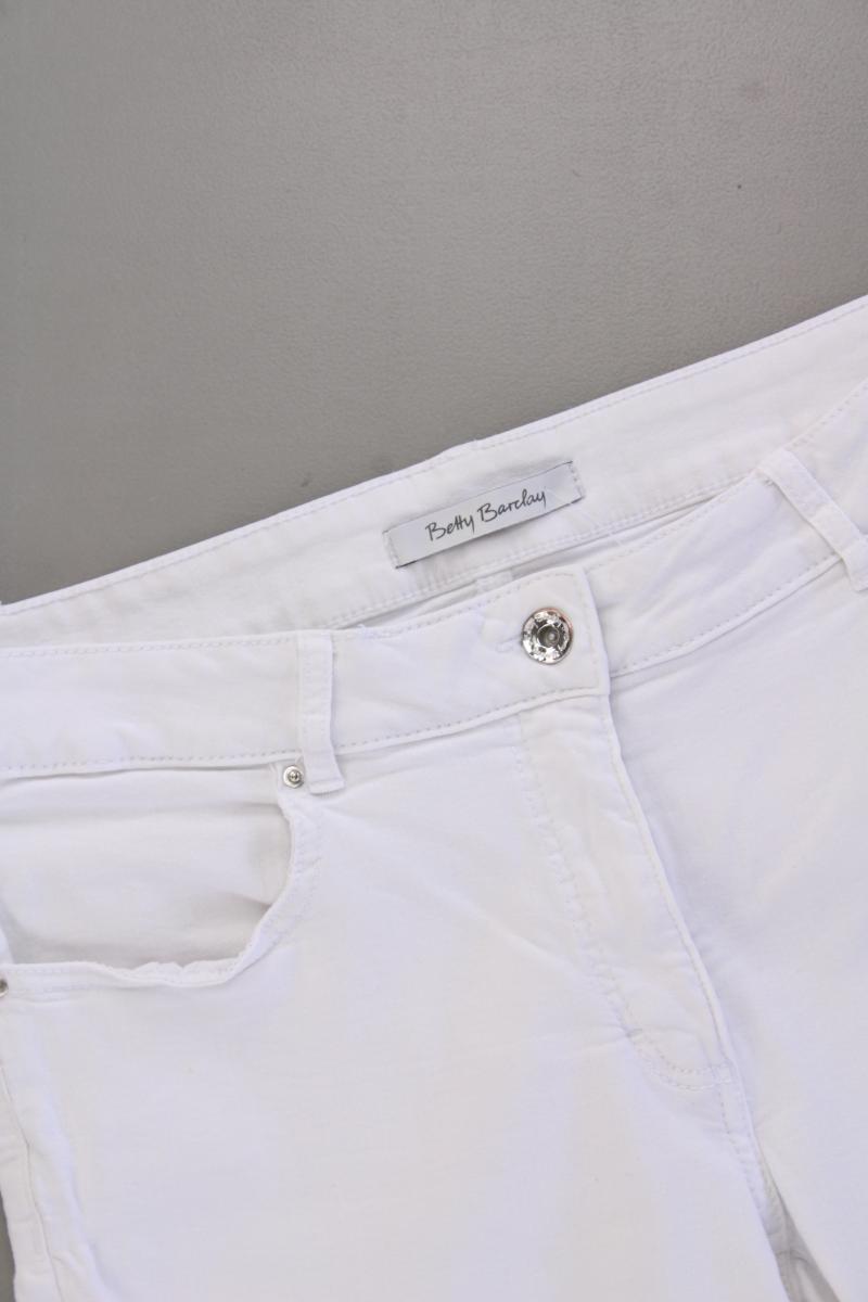 Betty Barclay 3/4 Jeans Gr. 40 weiß aus Baumwolle