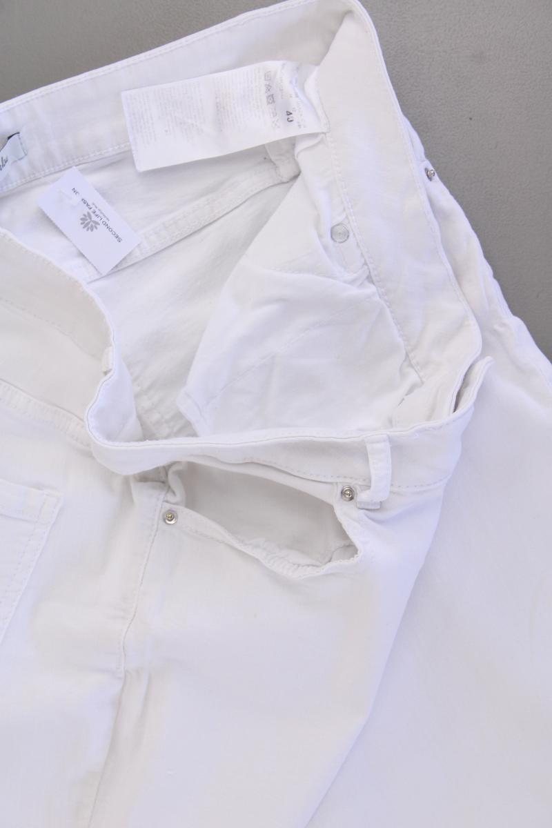 Betty Barclay 3/4 Jeans Gr. 40 weiß aus Baumwolle