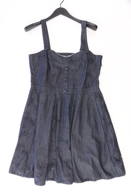 Passport Trägerkleid Gr. 40 blau aus Baumwolle