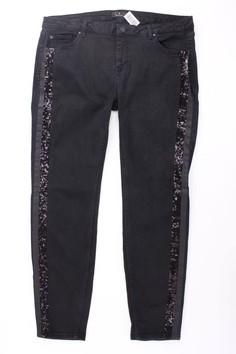 Monari Skinny Jeans Gr. 48 grau