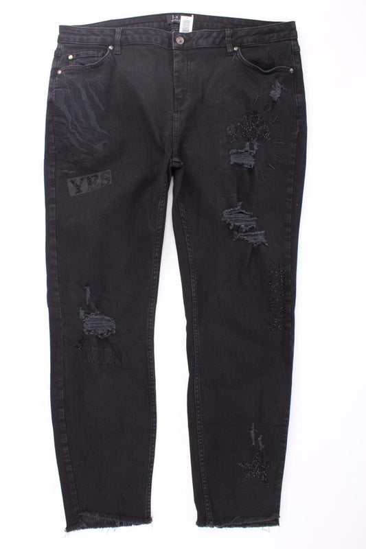 Monari Skinny Jeans Gr. 48 grau