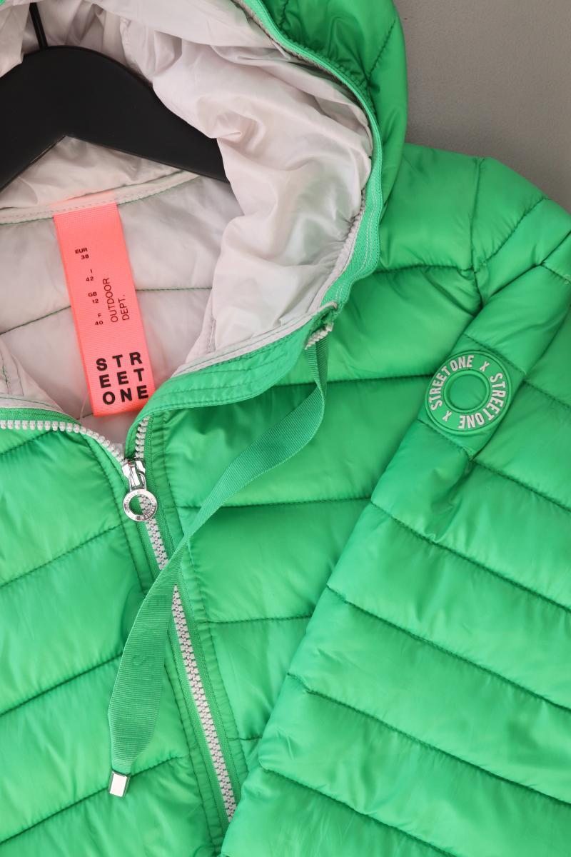 Street One Steppjacke Gr. 38 neuwertig grün aus Polyester