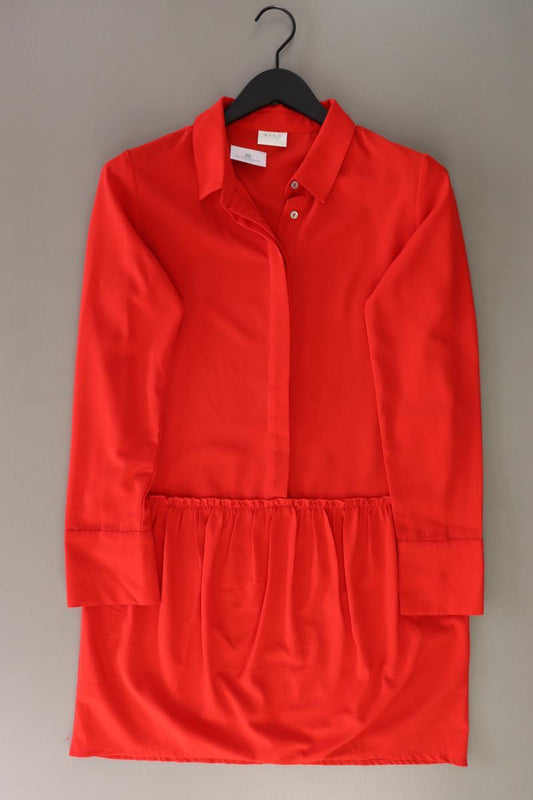 Vila Langarmkleid Gr. S rot aus Polyester