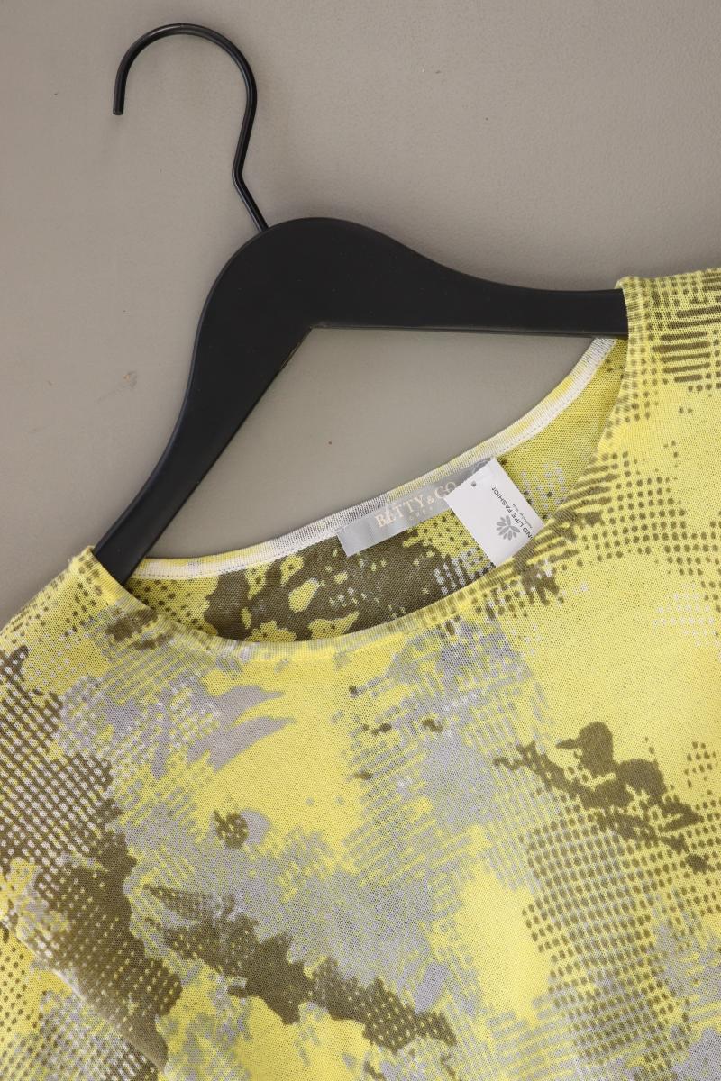 Betty & Co. Printshirt Gr. 46 Kurzarm gelb