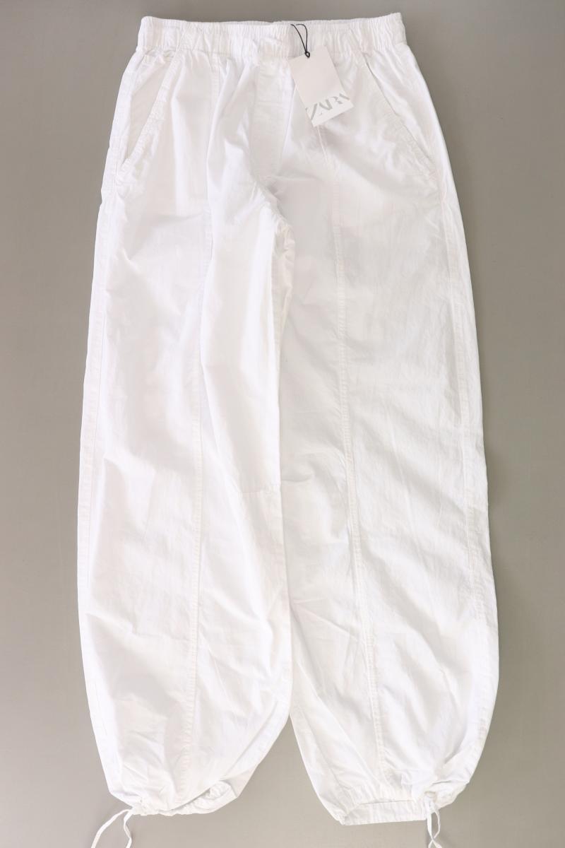 Zara Stoffhose Gr. XS neu mit Etikett Neupreis: 39,95€! weiß aus Baumwolle