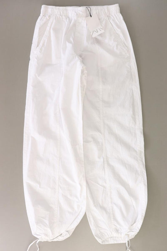 Zara Stoffhose Gr. XS neu mit Etikett Neupreis: 39,95€! weiß aus Baumwolle