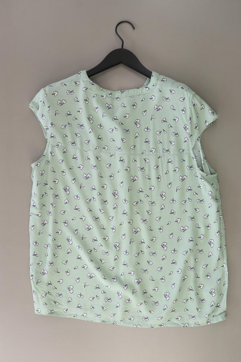 Esprit Bluse salbeifarben Gr. 44 Kurzarm grün aus Viskose