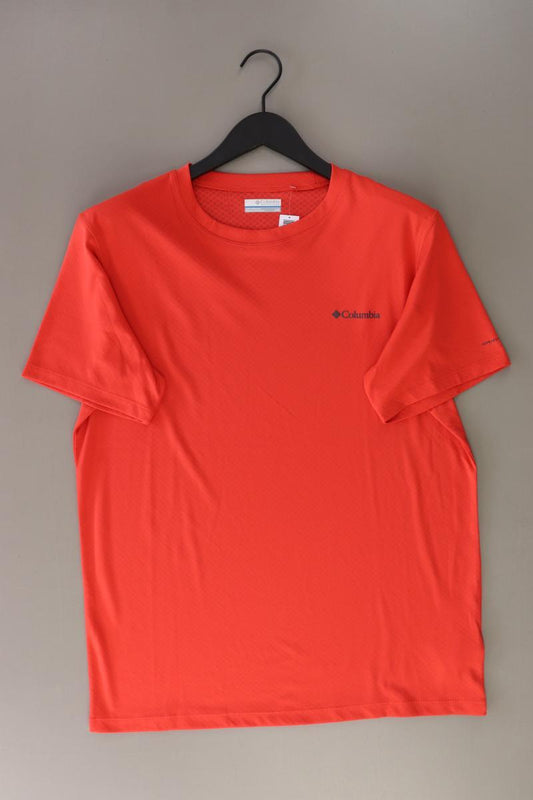 Columbia T-Shirt für Herren Gr. L Kurzarm rot aus Polyester