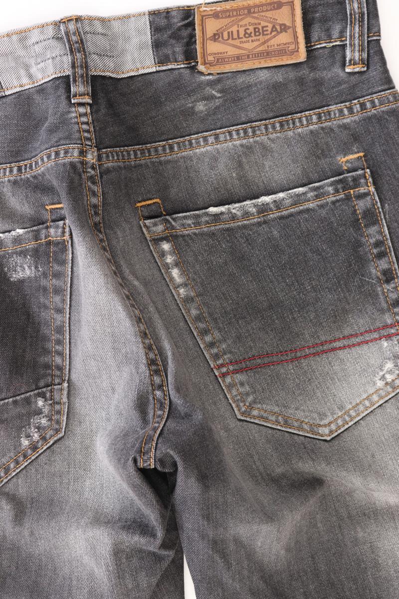 Pull&Bear Straight Jeans für Herren Gr. US 40 (M) grau aus Baumwolle