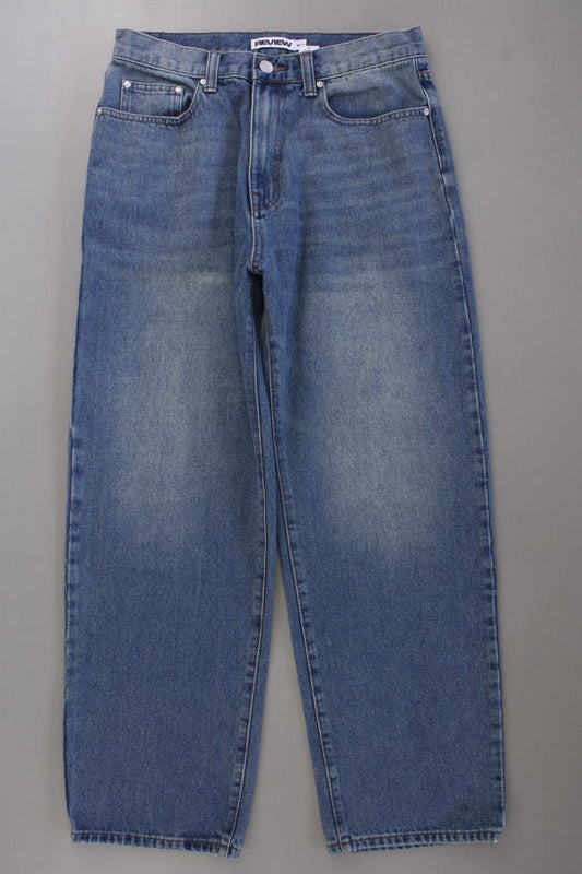 Review Mom Jeans Gr. W31 blau aus Baumwolle