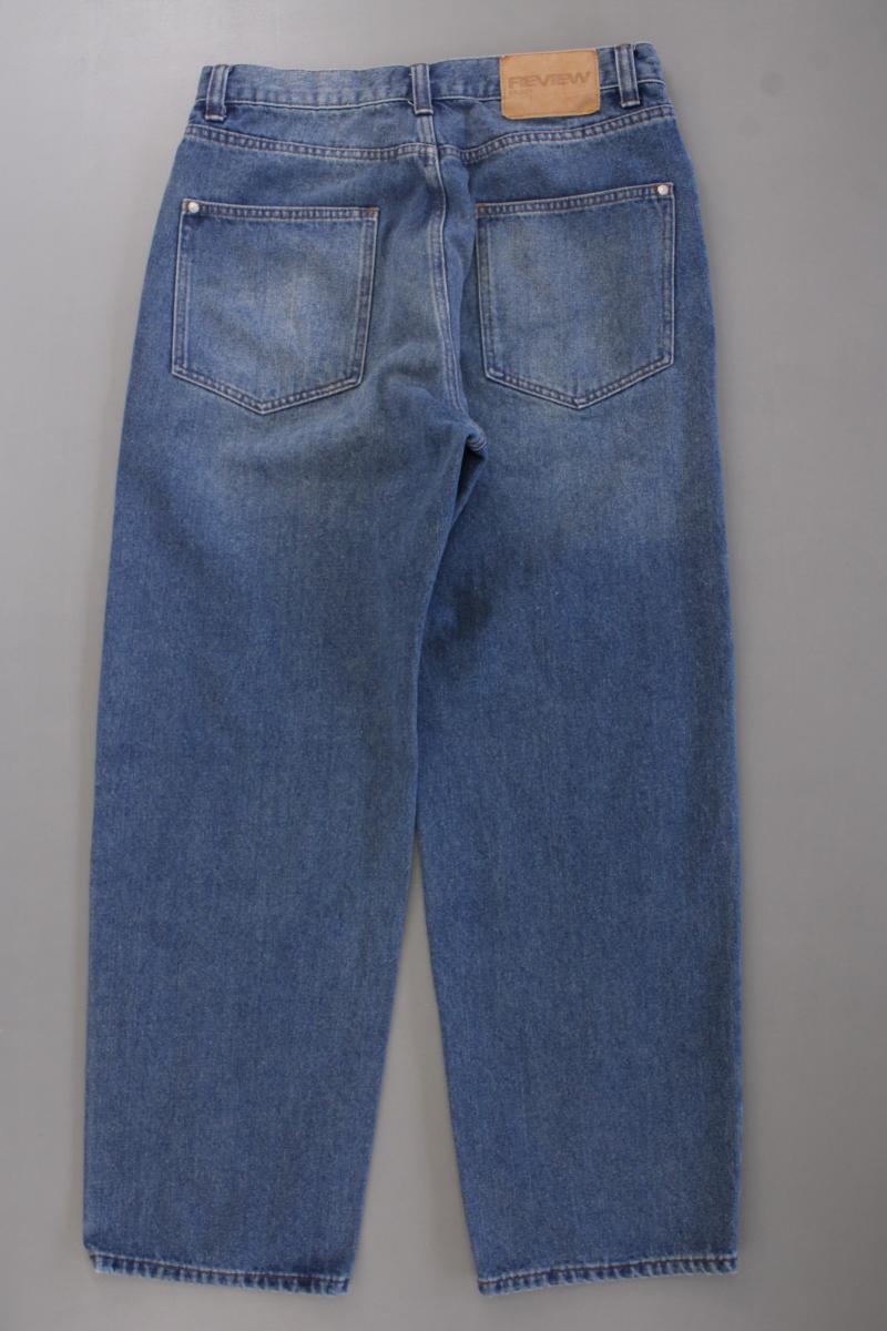 Review Mom Jeans Gr. W31 blau aus Baumwolle