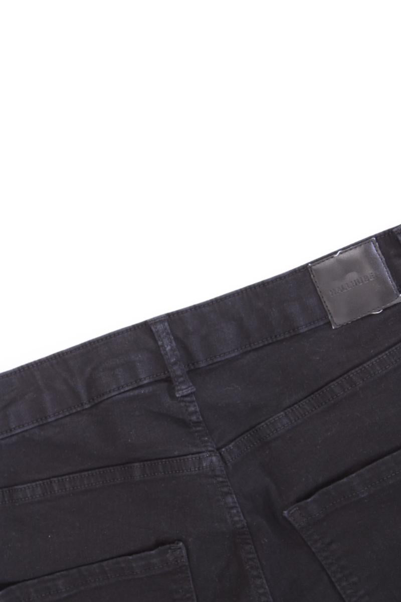 Hallhuber Skinny Jeans Gr. 42 schwarz aus Baumwolle