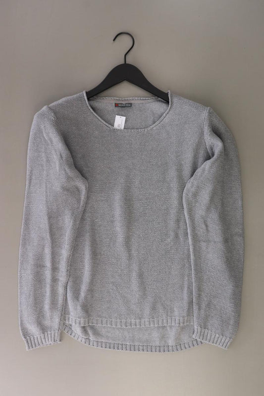 Street One Feinstrickpullover Gr. 44 grau aus Baumwolle