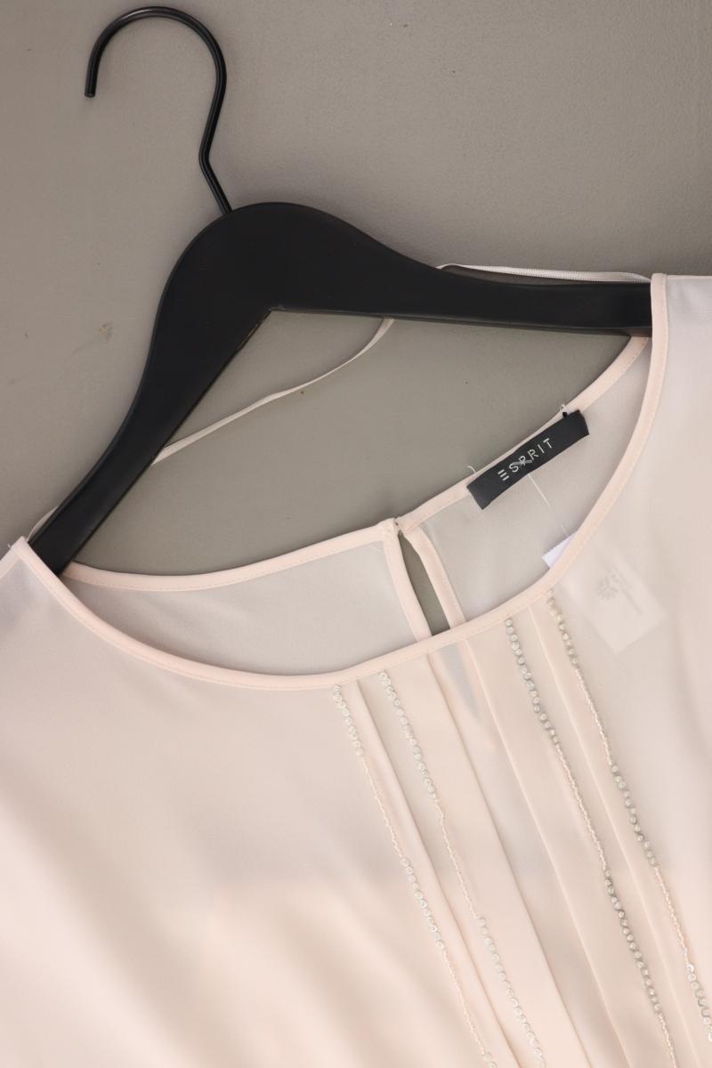 Esprit Kurzarmbluse Gr. 42 rosa aus Polyester