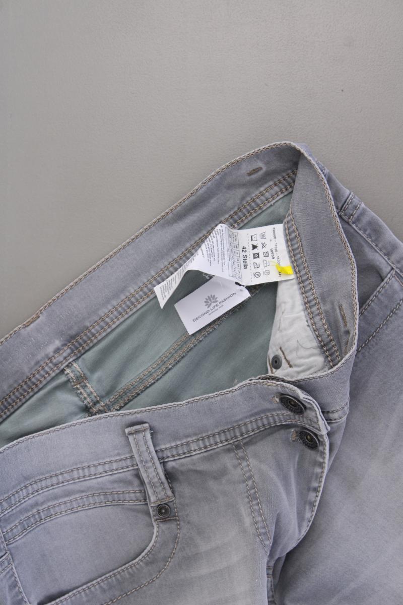 Taifun Skinny Jeans Gr. 42 Modell Stella grau aus Baumwolle