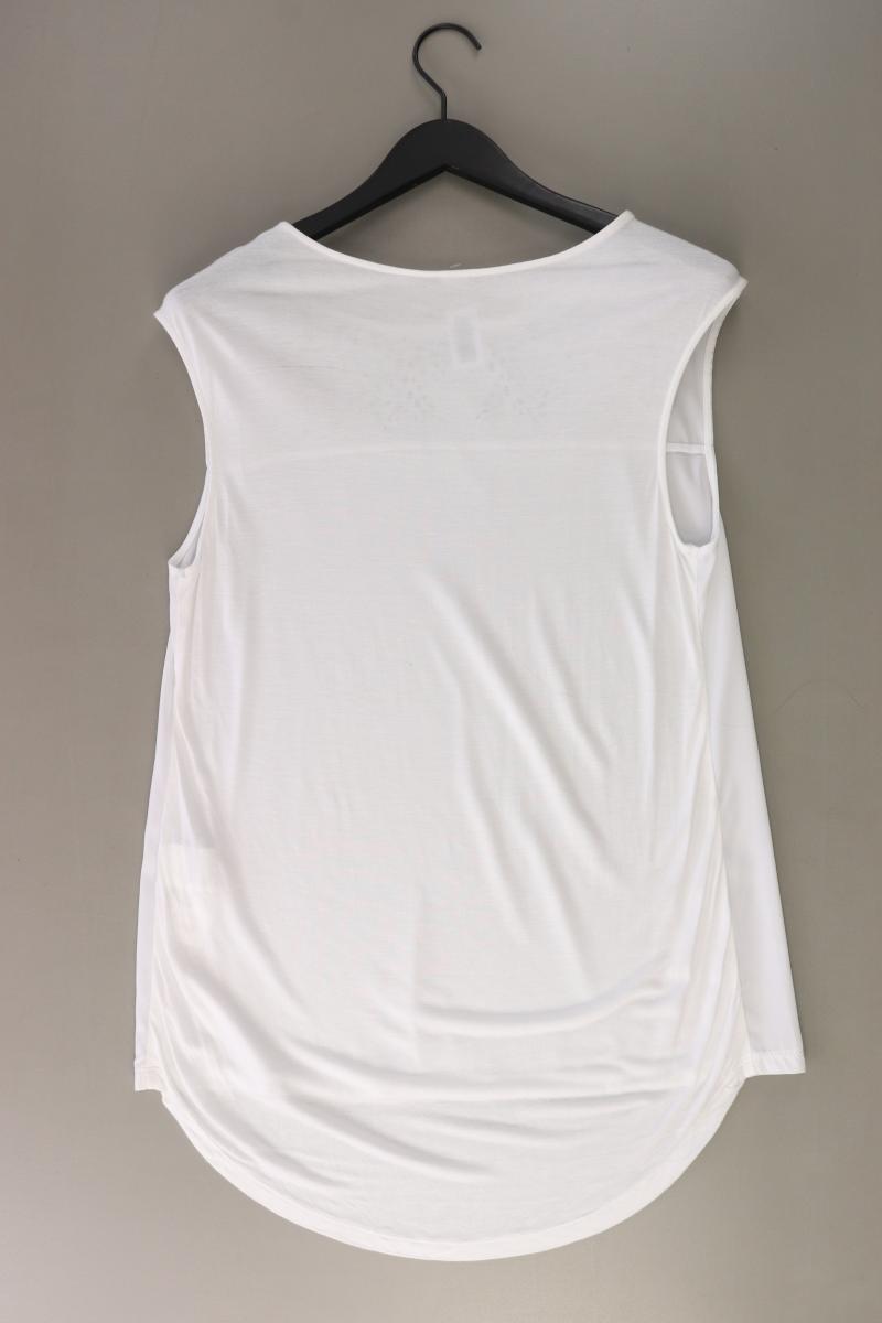s.Oliver T-Shirt Gr. 42 Kurzarm weiß aus Polyester