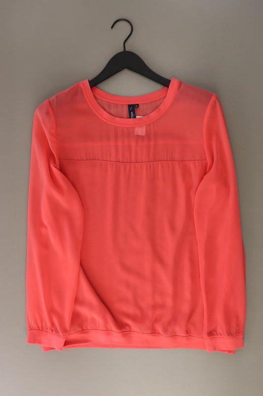 s.Oliver Langarmbluse Gr. XL orange aus Polyester