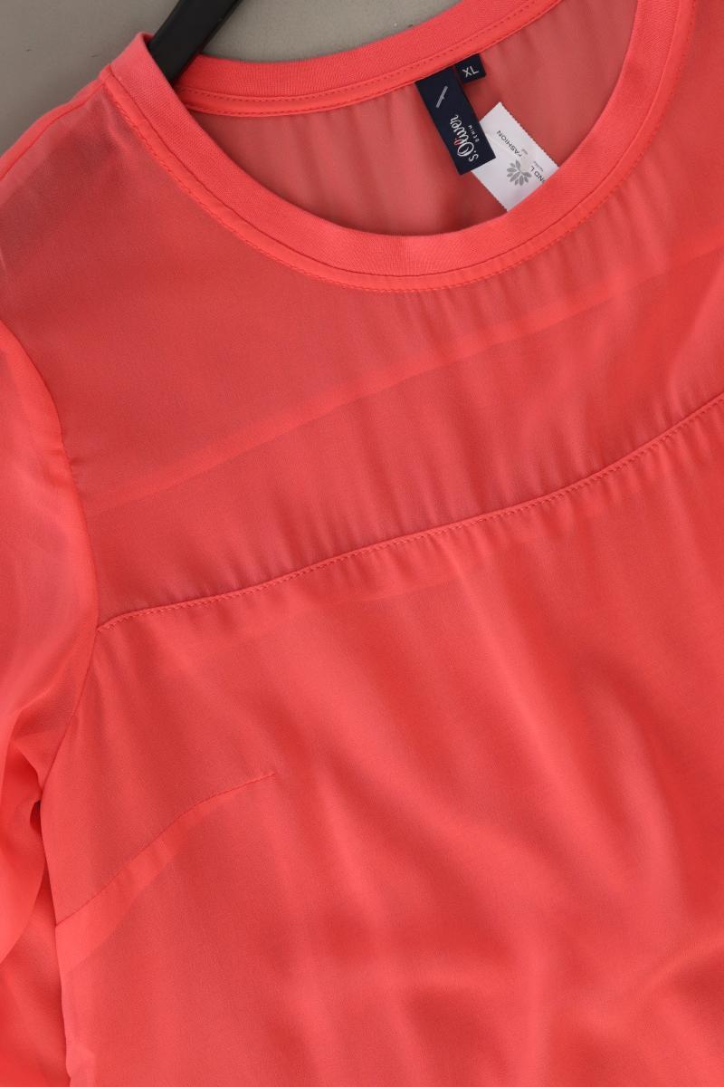 s.Oliver Langarmbluse Gr. XL orange aus Polyester