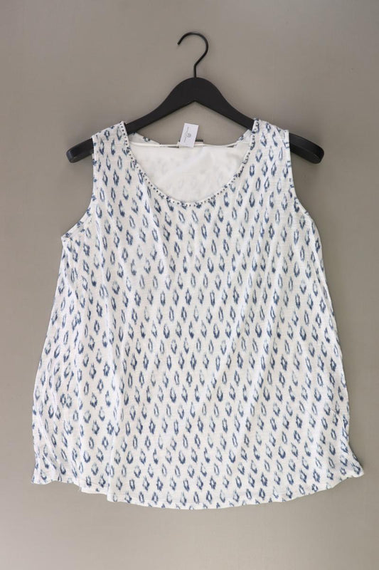 Street One Ärmellose Bluse Gr. 42 weiß aus Viskose