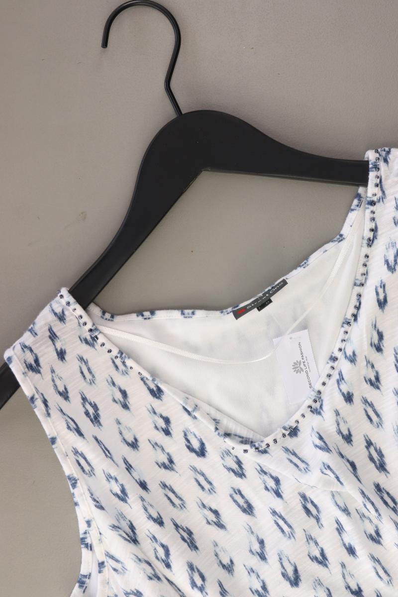 Street One Ärmellose Bluse Gr. 42 weiß aus Viskose