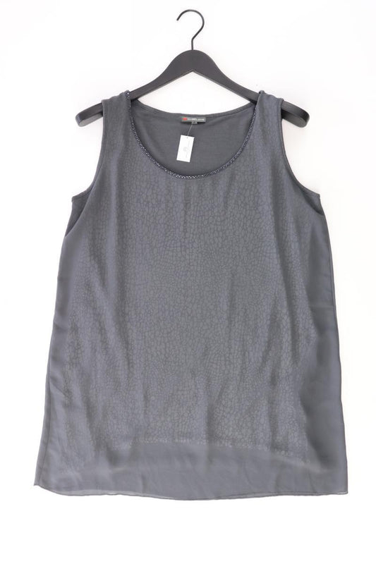 Street One Ärmellose Bluse Gr. 42 grau aus Polyester