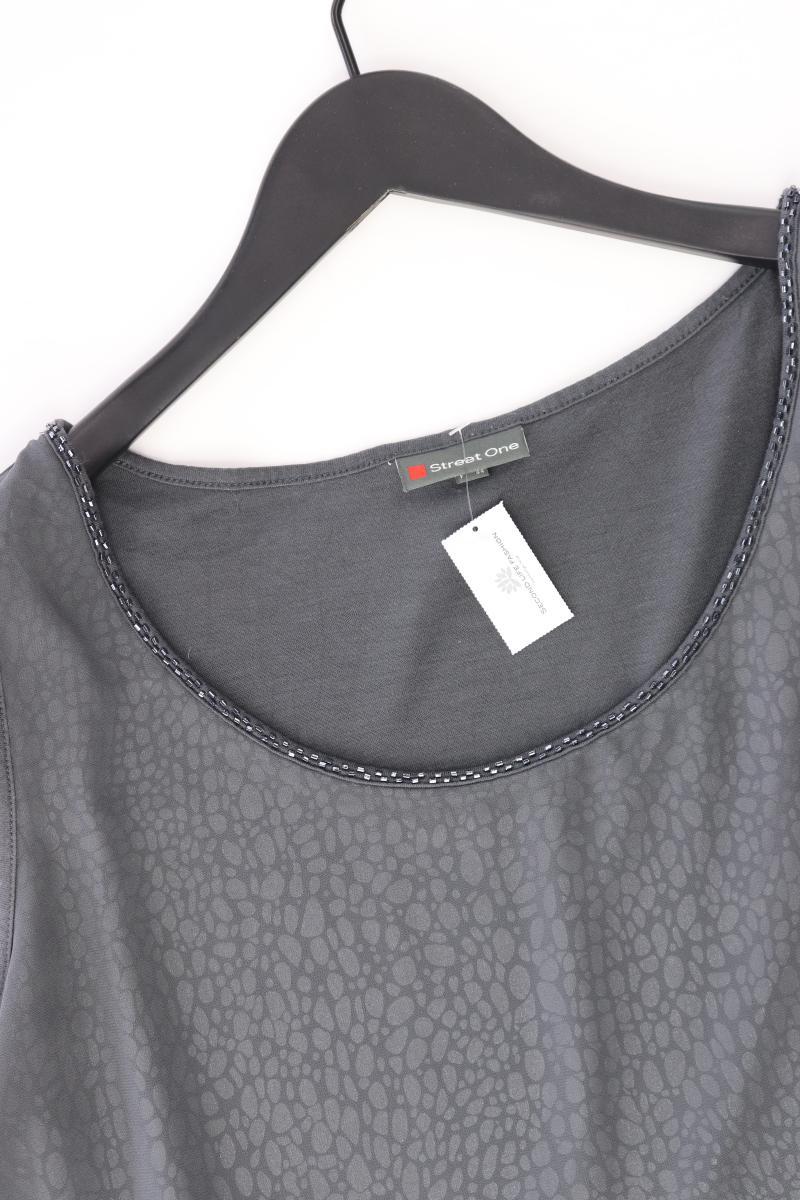Street One Ärmellose Bluse Gr. 42 grau aus Polyester